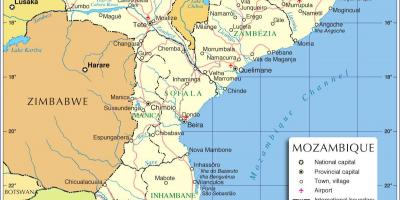 Mozambique, Maputo mapa