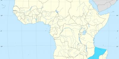 Mozambique canle de áfrica mapa